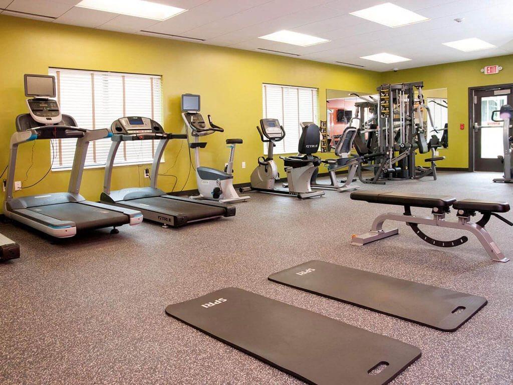 Gym center at Terra Pointe Apartments, Saint Paul, MN