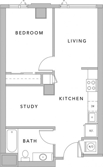 1AF floor plan