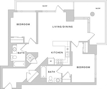 2AE floor plan
