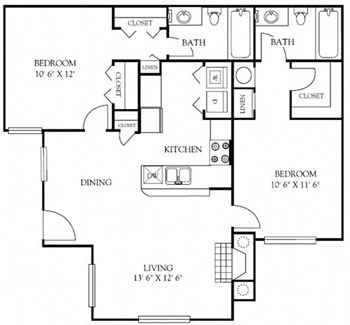 2B floor plan