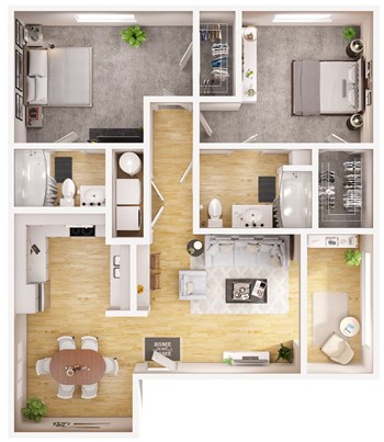 2B floor plan