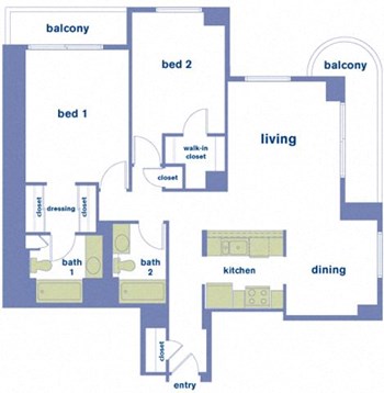 2B Renovation 2 floor plan