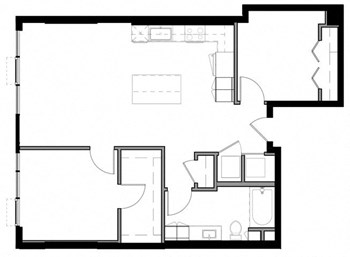 2B floor plan