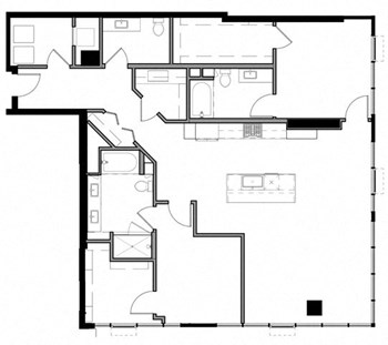 2V floor plan