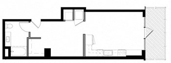 SG w/ Balcony floor plan