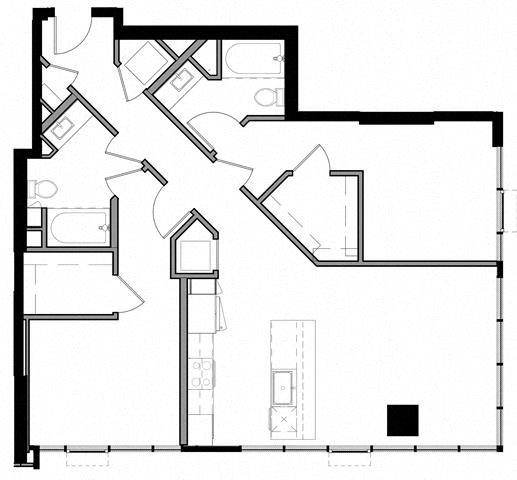 Floor plan layout diagram for 2G