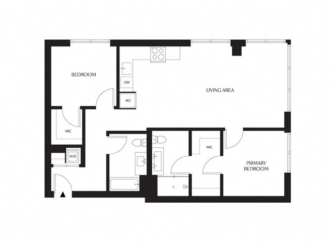 Floor plan layout diagram for 2G