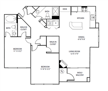 2D floor plan