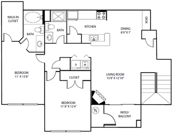 2E floor plan