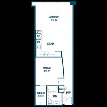 1E floor plan