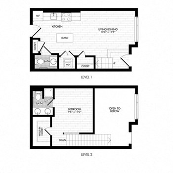 1Q floor plan