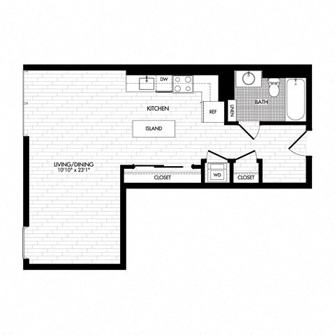 Floor plan layout diagram for SD