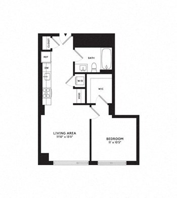 1H floor plan