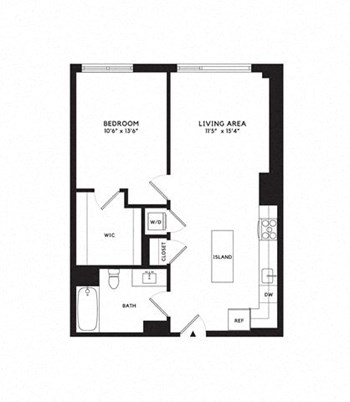 1U floor plan