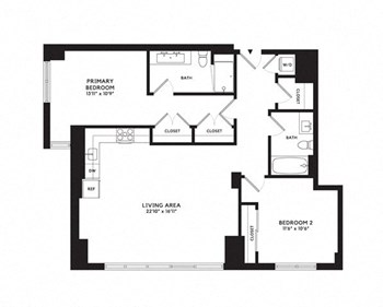 2N floor plan