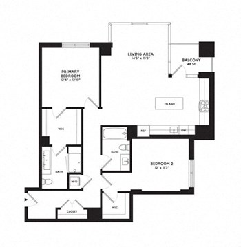 2P floor plan