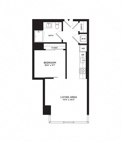 Floor plan layout diagram for Jr 1E
