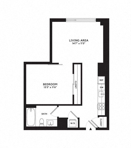 Floor plan layout diagram for Jr 1L