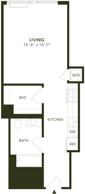Floor plan layout diagram for SA