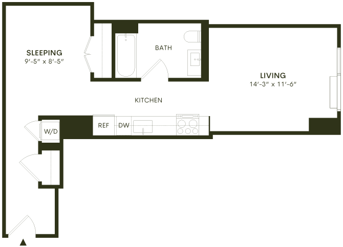 Floor plan layout diagram for SB