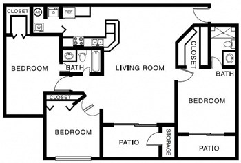 3B Renovation 2 floor plan