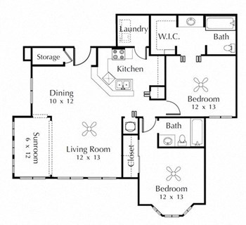 2B floor plan