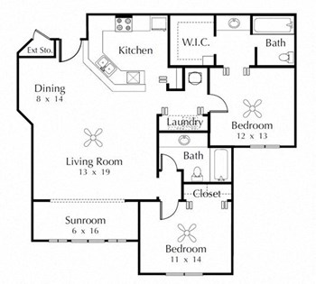 2D floor plan
