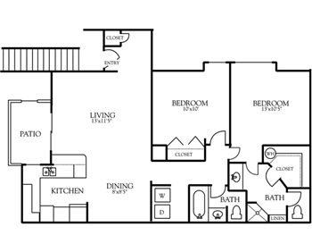 2B floor plan