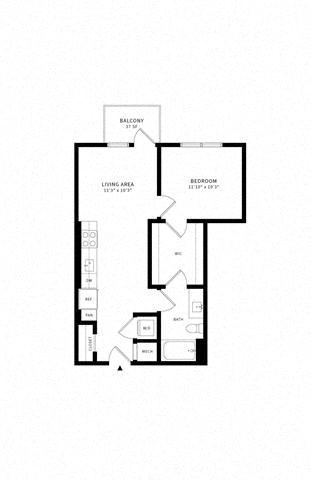 1N floor plan