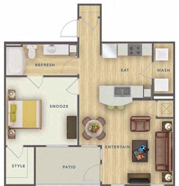 1F floor plan