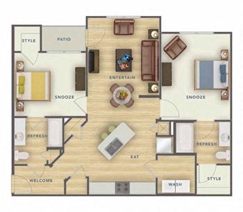 2D floor plan