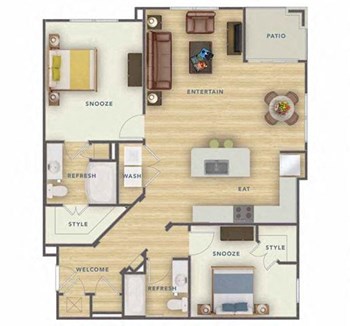 2E floor plan