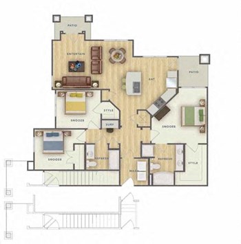 3B Renovation 2 floor plan