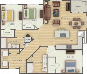 3C floor plan
