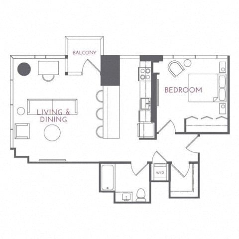 Floor plan layout diagram for 1G