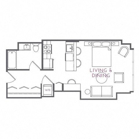 Floor plan layout diagram for SA