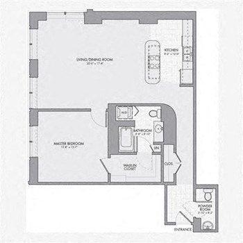 1Q floor plan