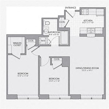2B floor plan