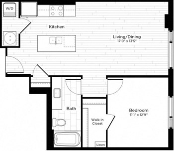 1M floor plan
