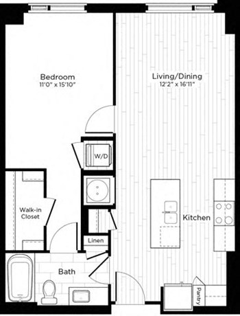 1S floor plan