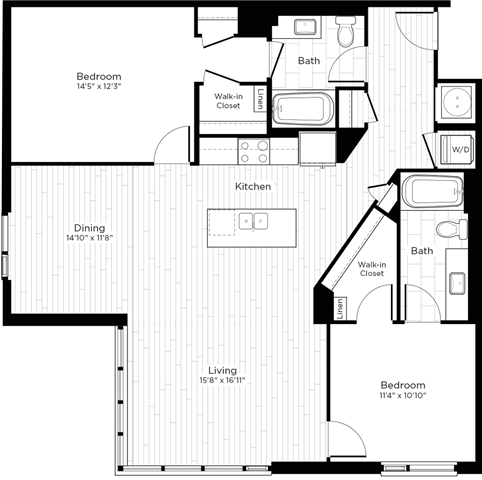 Floor plan layout diagram for 2Z
