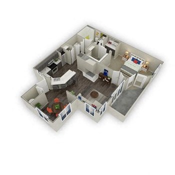 1B floor plan