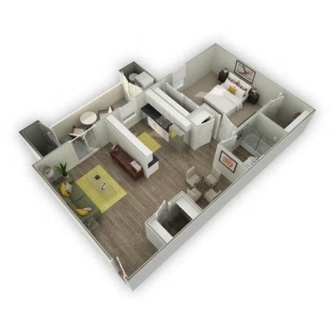 Floor plan layout diagram for 1A Renovation 2