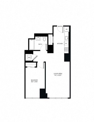 Floor plan layout diagram for 1G