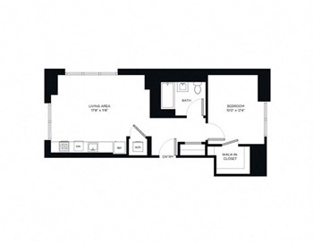 1J floor plan