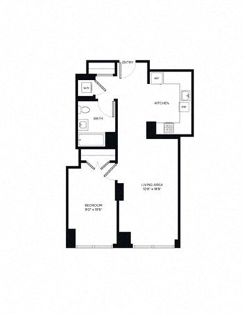 1L floor plan