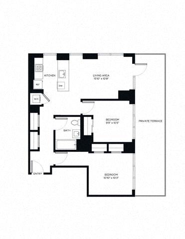 Floor plan layout diagram for 2A