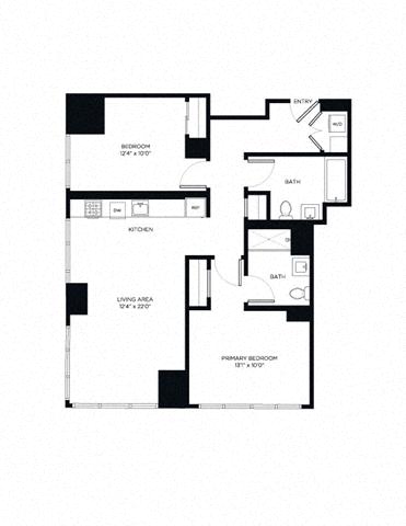 Floor plan layout diagram for 2G