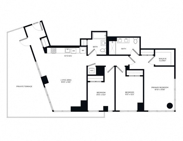 Floor plan layout diagram for 3D