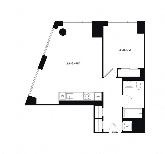 Floor plan layout diagram for 1AQ